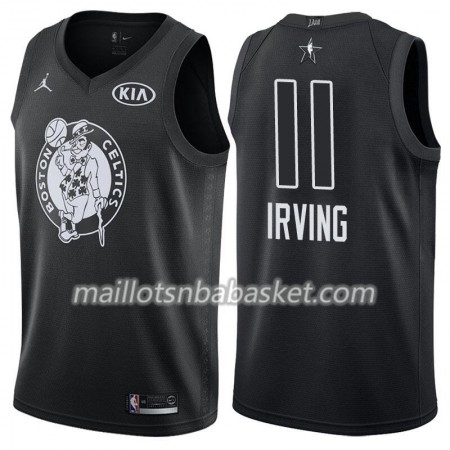 Maillot Homme Boston Celtics Kyrie Irving 11 2018 All Star Jordan Brand Noir Swingman